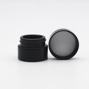Pot de crème de maquillage de luxe noir en gros, échantillon de 3 ml, 5 ml, 10 ml, pot de crème pour les yeux et le visage, prix - Product Image 1