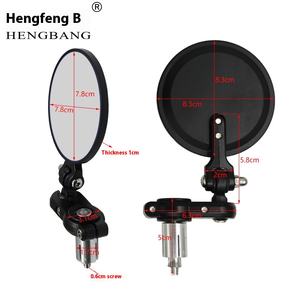 Espejo Retrovisor Plegable Estilo Retro Hengbang, Nuevo, para Manillar de Motocicleta, Accesorios de Modificación - Product Image 2