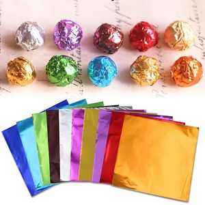 Prix d'usine de qualité alimentaire Logo personnalisé Durable doux coloré emballage de chocolat papier bonbon - Product Image 6