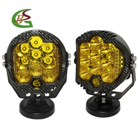 Feux antibrouillard 5 pouces pour moto, feux modifiés rouge, vert, jaune, bleu, feux latéraux en aluminium, LED super lumineux, étanches IP67