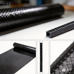 Tela de Fibra de Carbono Tejida Antipilling, Ultraligera para Accesorios - Product Image 2