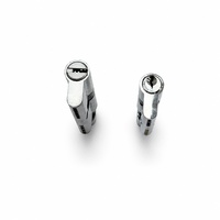 Cylindre de serrure de porte de sécurité en laiton de 65 mm, à coupe centrale, avec 3 clés, anti-effraction, pour hôtels et commerces