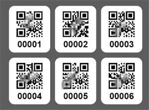 Logo Printed Custom Variable Data Printing Serial Number <strong>Barcode</strong> Label <strong>Stickers</strong> Random Security Number Qr Bar Code <strong>Sticker</strong> Roll - Product Image 6