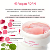Masque pour les yeux OEM ODM, PDRN, ADN de saumon, collagène, patchs pour les yeux contre les cernes, anti-poches, éclaircissant, hydrogel, masque pour les yeux PDRN