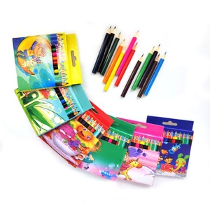 Juego de Lápices de Colores de Madera Natural de 3.5 Pulgadas y 12 Colores para Niños, Precio de Fábrica, Logotipo Personalizado - Product Image 2