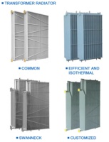 Suku Cadang Radiator Pendingin Oli Radiator Berpendingin Udara Berkualitas Tinggi Radiator Konvektif Radiator Radiasi untuk Transformator Daya