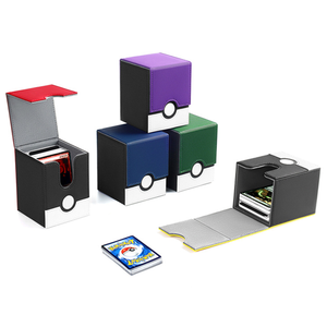 La boîte de jeu de cartes contient plus de 100 cartes Pokeball Vertical TCG Deck Box Compatible avec les cartes Commander MTG Magic the Gathering - Product Image 1