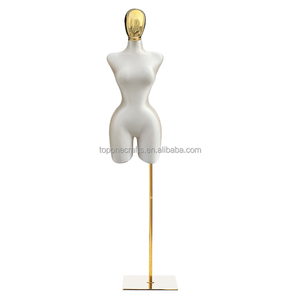 Vestido de noche barato para <span class=keywords><strong>mujer</strong></span>, maniquí de busto grande, vestido de maniquí brasileño con forma de caderas grandes, maniquí femenino Sexy de oro pálido para estilo con soporte - Product Image 5