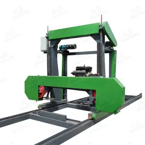 Nuevo diseño de maquinaria de carpintería, máquina de sierra de cinta, aserradero portátil