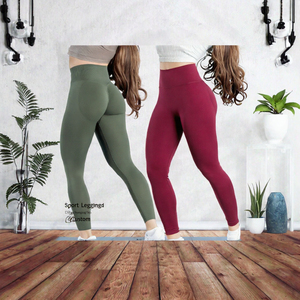 Nouveaux Leggings de Compression Élastiques pour Femmes, Sans Coutures, Vêtements de Sport, Pantalons de Yoga Taille Haute, Effet Ventre Plat, Froncés pour un Effet Push-Up des Fesses, Entraînement - Product Image 2
