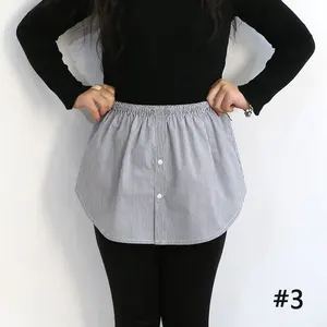 2022 Hot Selling Adjustable Mini Skirt Layering Top Lower Women Half Length Skirt Extender