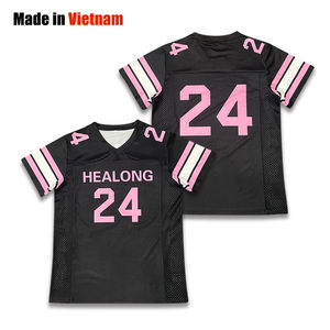 เสื้อฟุตบอลย้อนยุคตาข่ายสำหรับผู้ชายเสื้ออเมริกันฟุตบอลแบบกำหนดเอง - Product Image 1