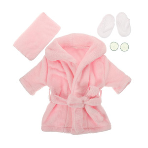 6984 0-6 mesi neonati bambine in pile di corallo rosa <span class=keywords><strong>accappatoio</strong></span> fotografico costumi simpatici regalo doccia cotone <span class=keywords><strong>accappatoio</strong></span> per bambini - Product Image 1