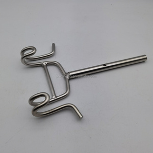 Thịt gà treo thép không gỉ W loại còng móc áo móc cho gia cầm chân gà trên dây chuyền chế biến treo - Product Image 3