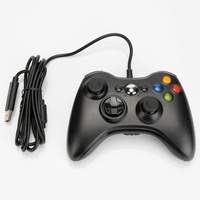 Manette filaire ABS 360 HYT pour Xbox360/PC/Android//Smart TV, moteur de vibration, bouton turbo, détection de mouvement, fonctions complètes