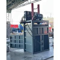 Presse à balles hydraulique industrielle 20 tonnes en acier inoxydable avec moteur en alliage pour le recyclage des déchets de papier, de l'aluminium, des bouteilles en plastique et des emballages en feuille