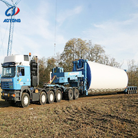 Tour éolienne remorque tuyau Transport tour de table remorque tour transporteur semi remorques