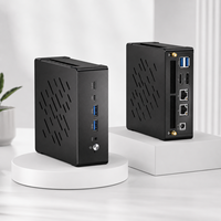 PC AI Kompak AMD Ryzen 8845HS 8945HS Mini PC Dengan Radeon 780M DDR5 Dual M.2 WiFi6e BT5.3 untuk Pengguna Workstation Kantor