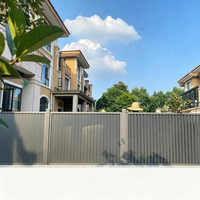 Clôture de sécurité pour piscine en aluminium à lattes verticales, résistante à la corrosion, panneaux de clôture en aluminium pour l'intimité, barrière extérieure