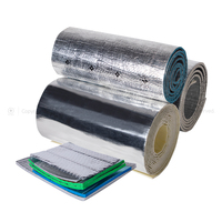 Feuille d'isolation métallique à texture personnalisée en mousse EPE feuille carrée d'isolation thermique en aluminium argenté pour application en entrepôt