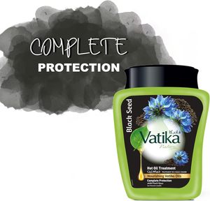 <strong>Vatika</strong> Naturals Hammam Zaith with Blackseed-Hot <strong>Oil</strong> Treatment with Deep Nourishment for All Hair Types-500g - Product Image 3