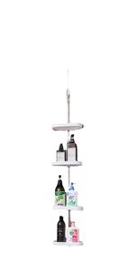 Stainless Steel Bathroom Corner <b>Shelf</b> Punch-free Kitchen <b>Shelves</b> - Product Image 5