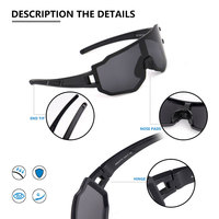 2025 vente en gros lunettes de Sport PC extérieur grand cadre Sport équitation nuances personnalisé cyclisme lunettes de soleil hommes