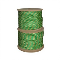 Cordon utilitaire tout usage robuste de 1/4 pouce, 3/8 pouce, 90 pieds, 150 pieds, camping, artisanat, mât de drapeau, cordon tressé léger en nylon PP