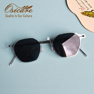 8343 alta calidad marca diseñador polarizado lujo personalizado Lunettes De Soleil Femmes Y2K titanio gafas hombres gafas de sol - Product Image 2