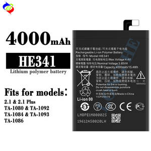 Batería Original Recargable de Polímero de Iones de Litio HE341 para Nokia 2.1 <span class=keywords><strong>TA</strong></span>-1029 4000mAh 3.85V 341 - Product Image 2