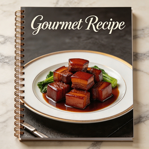<span class=keywords><strong>Livre</strong></span> de recettes personnalisé à couverture rigide spirale gaufrée avec pages en carton, impression OEM, vente en gros - Product Image 4