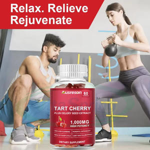 ASAP Vitamins Tart Cherry Gummies Extracto Suplemento para dormir Tart Cherry Gummies para el soporte de las articulaciones Aumenta la energía - Product Image 2