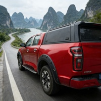 GWM Cannon Alpha PHEV 2024+ Pick-up Truck Canopy - Hardtop en alliage d'aluminium à hayon articulé, installation sans perçage, style sportif