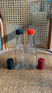 Botella de vidrio transparente con tapa de PP, 5 oz, 8 oz, venta al por mayor - Product Image 2