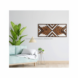 Décoration intérieure en bois naturel de haute qualité Design géométrique Meilleur prix - Product Image 1