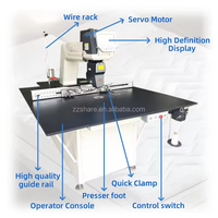 Machine industrielle à broder le cuir CNC 360 Modèle rotatif Machine à coudre pour bracelet de montre pour la couture de vestes et de pantalons