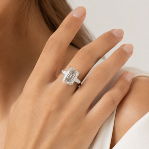 Anello rettangolare da donna con design geometrico, accessorio da dito per uso quotidiano - Product Image 3