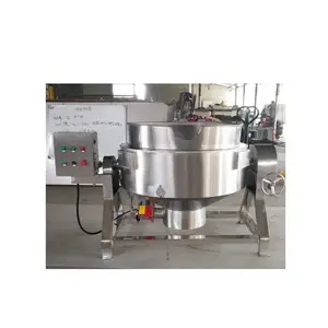 boiler fruit jam food making mixing machine with agitator