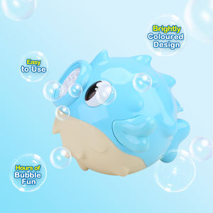 Máquina de Burbujas Portátil para Niños, con Forma de Pez, Funciona con Pilas, Divertida para Fiestas en el Patio Trasero, la Playa y Actividades al Aire Libre - Product Image 2