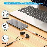 Adaptateur Type C vers 3,5 mm, câble audio Jack 3,5 mm pour Redmi POCO pour iPhone