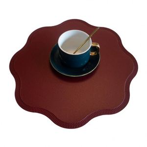 Set de table en similicuir PU durable, écologique, résistant à la chaleur, articles promotionnels, set de table portable, imperméable, tapis de table - Product Image 2