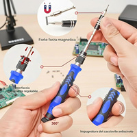 Kit d'outils de réparation multifonctionnel en gros avec étui rigide, nouveau, 115 embouts de tournevis, pour montres et téléphones