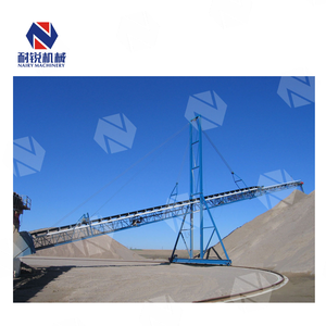 Ceinture de champ de gravier mobile réglable électrique transportant la bande transporteuse concrète de calcaire pour l'agrégat - Product Image 2