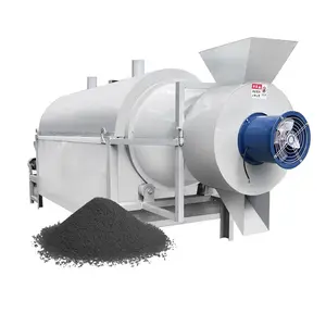 Industrial Slurry Sludge Silica Sand Clay Drum Dryer Machine