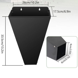 Cône de contention pour volailles, cône de traitement pour poulets, bords pliés, robuste pour oiseaux, oies, canards, cuisine, maison, ferme, forme entonnoir - Product Image 6