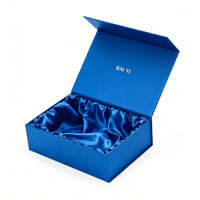 Cajas de Regalo de Cartón Rígido Reciclable Personalizadas, con Cierre Magnético, Estilo Libro Negro, Papel Satinado