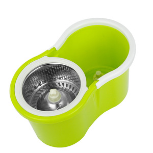 Trung Quốc 360 Roto Dễ Dàng Cubeta Turbo Thép Quay Và Đi Wring Easywring Sợi Nhỏ Ướt Thạc Sĩ Màu Hồng Tường Làm Sạch Lau Xô Bộ - Product Image 3