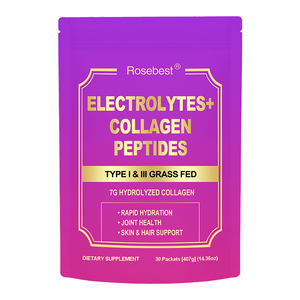 Großhandel Maßgeschneidertes Naturaroma Kollagen Hydratations-Elektrolyt-Pulver Sachet Sport-Ernährung Energie-Ergänzungsgetränk für Workouts - Product Image 1