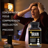 JBY  Marque privée OEM Marque privée disponible Capsules de nootropiques pour stimuler le cerveau pour adultes Capsules pour le cerveau