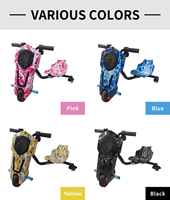 Voiture électrique de drift compacte multicolore pour parc urbain